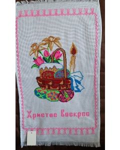 Embroidered Easter Basket Cover -20