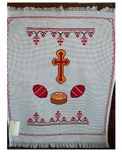 Embroidered Easter Basket Cover -22
