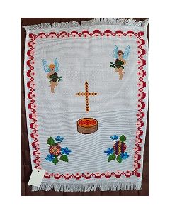 Embroidered Easter Basket Cover -10