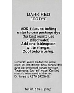 Dark Red Dye