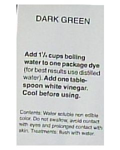 Dark Green Dye